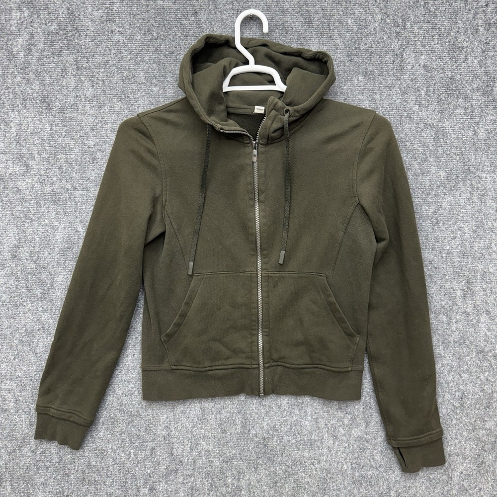 Lululemon‎ jacket green hooded full zip women's size 8 (medium)